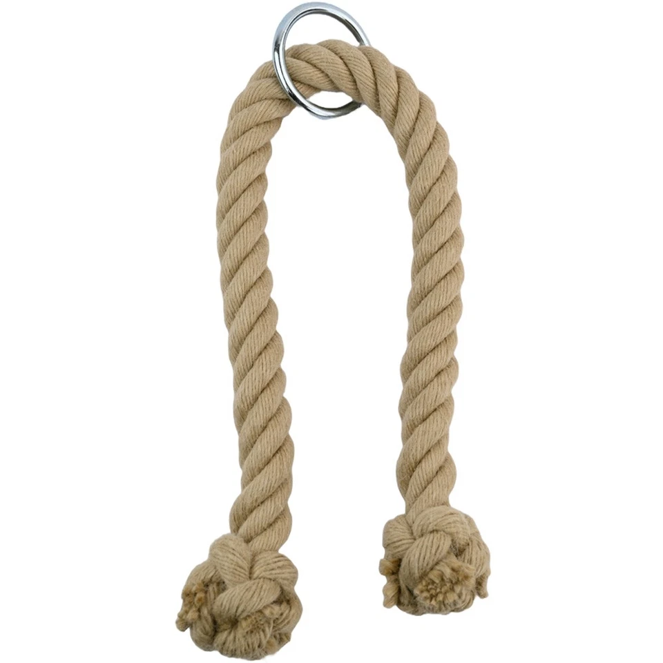 ROPES AND MORE Trizepsseil Trainings- und Fitnessseil 30 mm - 80 cm | 90 cm | 100 cm mit Ring