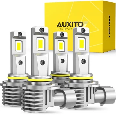 AUXITO LED Headlight Bulbs Conversion Kit 9005 9006 High Low Beam Bright White - Image 1 of 4