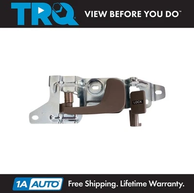 TRQ Front Left Interior Door Handle Brown For 1993-1995 Honda Civic - Image 1 of 3