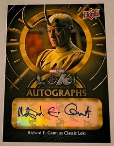 2023 Upper Deck Loki Season 1 Richard E. Grant as Classic Loki Autograph #LA-RG - Picture 1 of 3