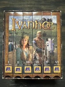 Sir Walter Scott's Ivanhoe Set Of 6 VHS Tapes 1997 A&E - Picture 1 of 5