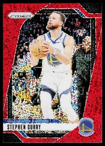 Stephen Curry 2024-25 Panini Prizm Prizms Red Sparkle Golden State Warriors - Picture 1 of 2