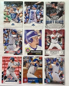 KYLE SCHWARBER lot of 9 RCs! Archives, D. Kings, Prizm, Flagship, ++ PHILLIES! - Picture 1 of 2