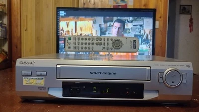 SONY SLV-SE210 VIDEOREGISTRATORE VHS REVISIONATO CON TELECOMANDO ORIGINALE  - Immagine 1 di 4