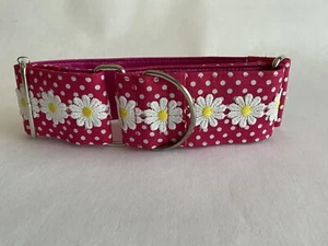 Martingale Collar, 2 inch (5 cm) wide for SMALL greyhounds or whippets - Picture 1 of 5
