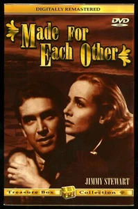 MADE FOR EACH OTHER DVD Stars Jimmy Stewart Carole Lombard Charles Coburn - Imagen 1 de 2