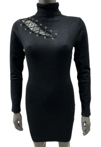 MELROSE Damen Kleid Strickkleid Partykleid schwarz NEU Größe 40 42 44 - Picture 1 of 2