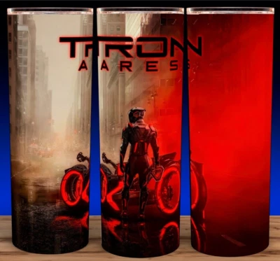 Taza de película Tron Ares 2025 vaso 20 oz con tapa y pajita Foto 1 de 3