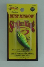 Strike King HCBPM-513 Bitsy Pond Minnow 1/8oz Color Fire Tiger