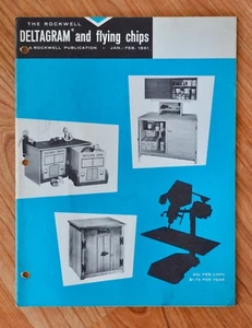 VINTAGE ROCKWELL DELTAGRAM PUBLICATION - JAN/FEB 1961 - VERY GOOD CONDITION - Imagen 1 de 2
