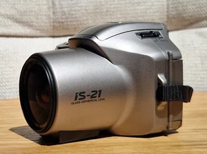 Olympus 35mm film camera IS-21 Bridge, 28-110mm Zoom Aspherical Lens FILM TESTED - Picture 1 of 15