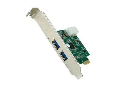 acomdata 2-Port SuperSpeed USB 3.0 PCI-Express Card Model ADPU3-PCIX - Image 1 of 4