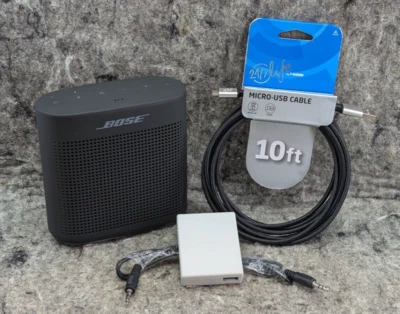 🔥Works🔥 Bose SoundLink Color II Bluetooth Wireless Speaker + Adapter & Cable - Image 1 of 4