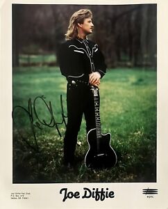 JOE DIFFIE Signed 8x10 Color Glossy Photo..1990’s Country Music LEGEND..(d.2020)