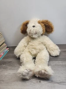 Costruisci un Orso Shaggy Cane Marrone Beige Abbaiare Rumore Box In Zampa Senza Collare - Foto 1 di 11