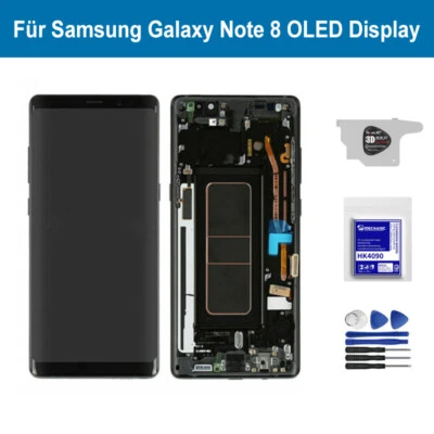 OLED para Samsung Galaxy Note 8 Pantalla LCD Ditigizador con Conjunto de Marco Foto 1 de 4