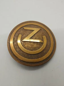 RE01108 VINTAGE 1970s **102D ARCOM RETENTION PROGRAM** MILITARY BELT BUCKLE - Picture 1 of 3