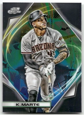 2022 Topps Chrome Cosmic #68 Ketel Marte Arizona Diamondbacks - Image 1 of 2
