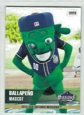 2019 San Antonio Missions (Triple A-Milwaukee Brewers) Ballapeno (mascot)