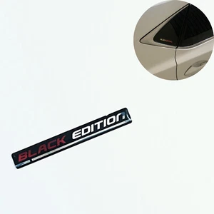 Universal Car Accessories 3D BLACK EDITION Emblem Badge Decal Resin Sticker RED - Bild 1 von 9