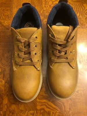 ¡Nuevo! Kenneth Cole New York Boys Strada Ashton Botas Marrón Talla 3 Foto 1 de 4