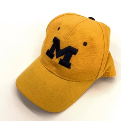 Retro Michigan Wool Blend Zephyr 7 1/4 Fitted Hat made in Korea - Image 1 of 4