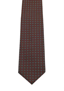 New Gucci Gray / Brownish Patterned Tie - Picture 1 of 2
