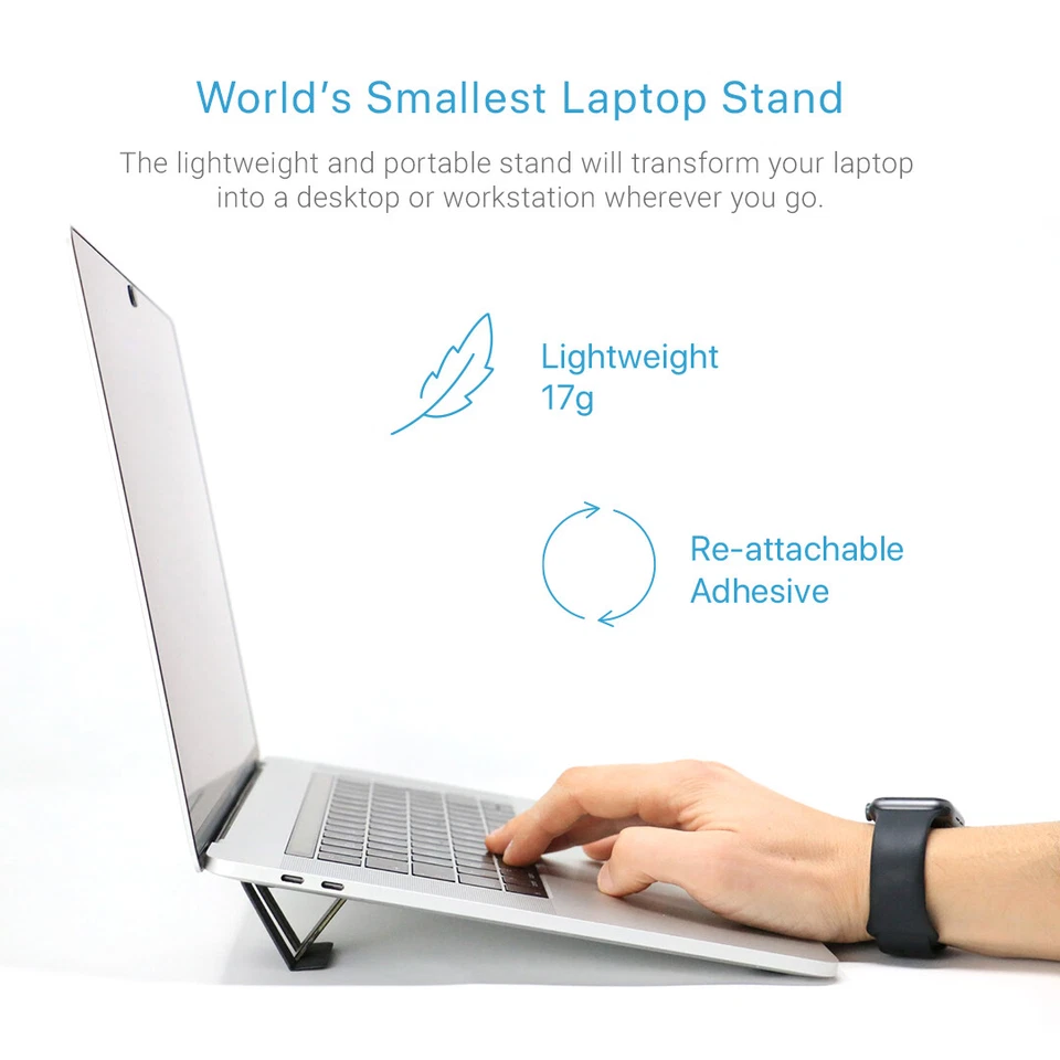 The Andana Ultra Slim, Small, Invisible, Portable Laptop Tablet Stand - Image 1 of 4