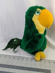 Peluche Animal Fair Verde Loro Pájaro Estilo Carnaval 11 Pulgadas Peluche Juguete - Imagen 1 de 13