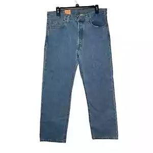Levi's Original 501 Herren Jeans Vintage Button Fly Denim Hi-Rise Blau 34x30 Neu mit Etikett - Bild 1 von 11
