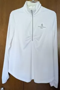 HAWAII LANAI 4 SEASONS RESORT LS WHT 3/4 ZIP FRNT UNDER ARMOUR WMS XL LOOSE NWOT - Picture 1 of 7