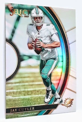 2017 PANINI SELECT MIAMI DOLPHINS JAY CUTLER FOOTBALL TRADING CARD 83  - Image 1 of 3