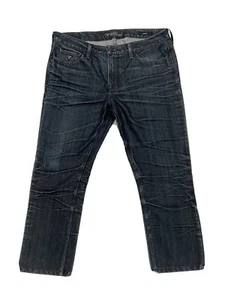 Guess Skinny Jeans Blue Distressed Mens Size 38x27 Vintage EUC👖 - Picture 1 of 12