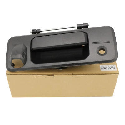 Manija de puerta trasera con cerradura + orificio de cámara para Toyota Tacoma Tundra 2014-23 Foto 1 de 4