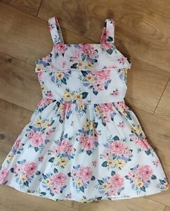 Jannie And Jack Girls Dress SZ 8 Floral Rose Tea Party Cottagecore Country Pink