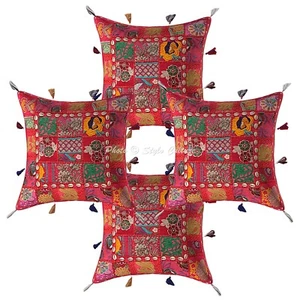 Vintage Cushion Cover Boho Throw Ethnic Pillow Case Hippie Gypsy Home Decor - Picture 1 of 6