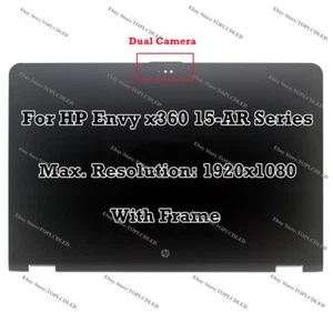 Conjunto de digitalizador de pantalla táctil LCD 1080P 15,6" HP Envy x360 15-AR 15-AR000 FHD - Imagen 1 de 9