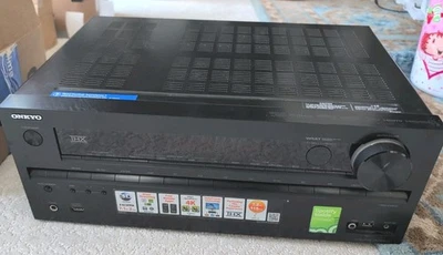 ONKYO TX-NR616 B AUDIO VIDEO RECEIVER 7.1 ch HDMI amplifier bundle w/ Remote - Image 1 of 4