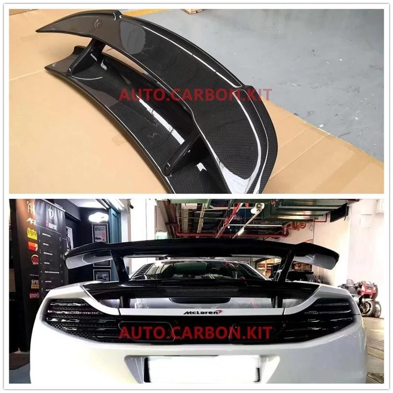 Carbon Fiber Rear Spoiler Wing Body Kit For McLaren MP4-12C 650S DNC Style Foto 1 de 1