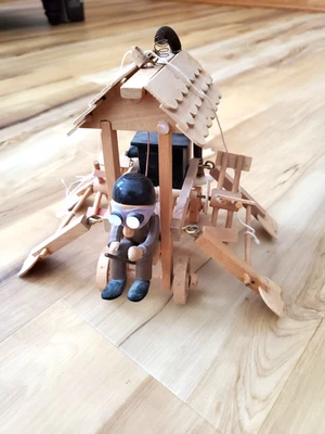 Wupper Airlines Crazy Jumpkins Wood Airplane Flying house Germany Vintage vtg - Image 1 of 4