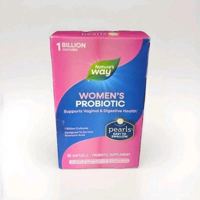 Perlas probióticas Nature's Way para mujer 30 cápsulas blandas caducidad 02/2026 Foto 1 de 2