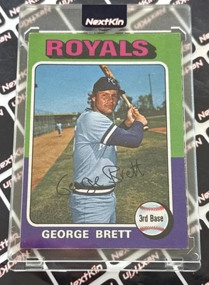 1975-76 O-PEE-CHEE OPC French Canadian Variant George Brett 228 RC Hall Of Fame - Image 1 of 4