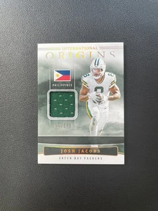 2025 Origins Football Josh Jacobs International Origins Jersey 166/199 BRXU - Picture 1 of 5