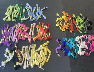 Embroidery Floss Lot Various Colors 96 Skeins Prism & Iris - Picture 1 of 14