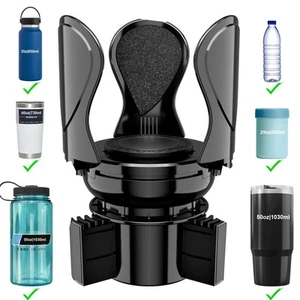 Car Cup Holder Expander, Cup Holder Extender Adapter with Expandable Arm and ... - Picture 1 of 6