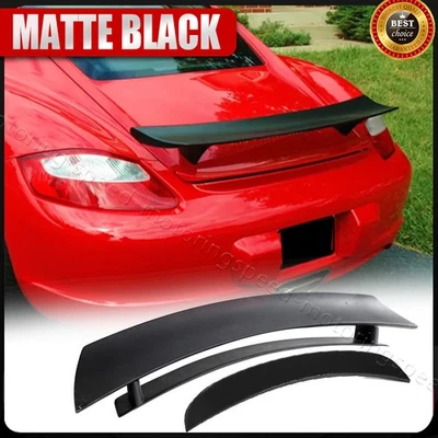 Alerón trasero negro mate para Porsche 987 Cayman 2005-12 tapa ala sin pintar Foto 1 de 4