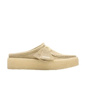 Clarks Wallabee Cup LO 26176568 Mujer Beige Gamuza Mules Zapatillas Zapatos 7 - Imagen 1 de 7