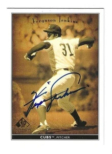 Signed FERGIE JENKINS Chicago Cubs 2002 UD SP Legendary Cuts Card #25 w/COA - Picture 1 of 1
