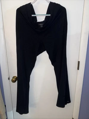 Pantalones de vestir negros Style & Co Leggings material pierna ancha increíblemente elásticos Foto 1 de 4