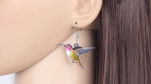 Pendientes colibrí verde - Imagen 1 de 1